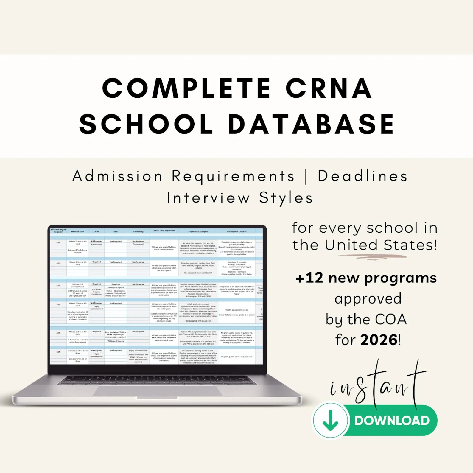 CRNA School Database: Admissions, Requirements & Program-Specific Interview Styles